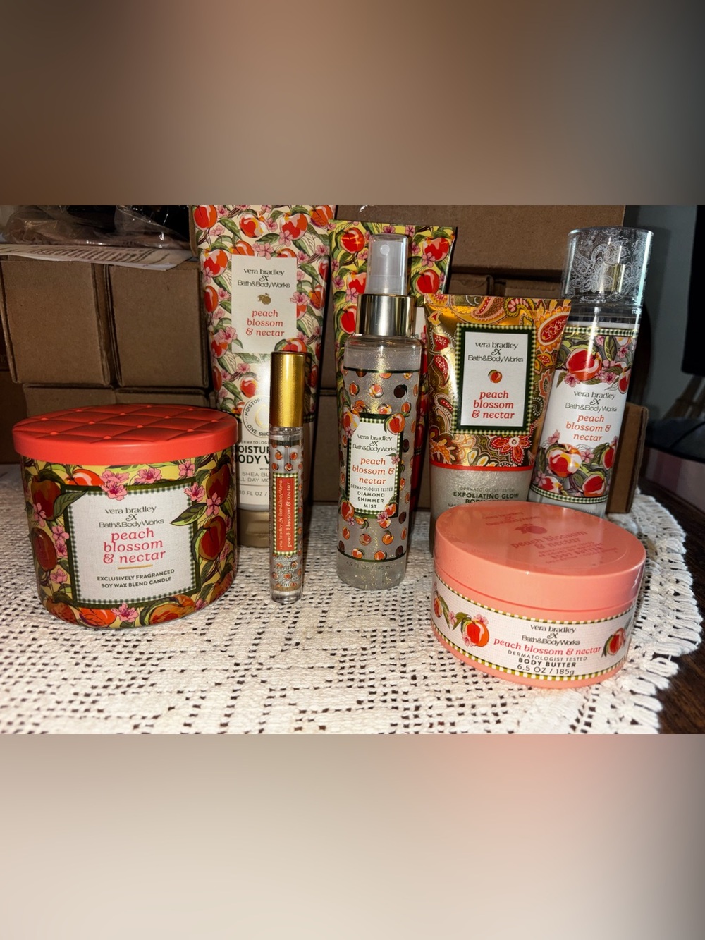 (2026) Bath and Body Works Vera Bradley Peach Blossom & Nectar